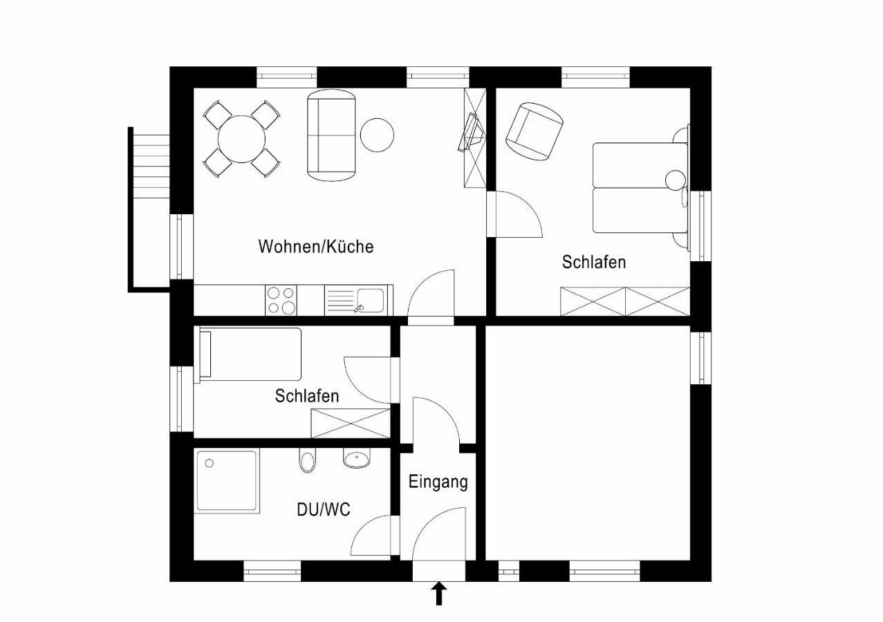 Tal-Residenz Whg 1 Appartement Bad Salzuflen Buitenkant foto